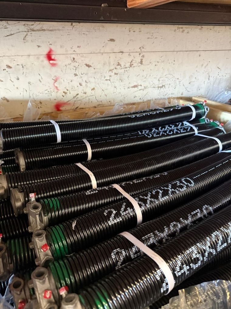 High-cycle torsion springs ready to install